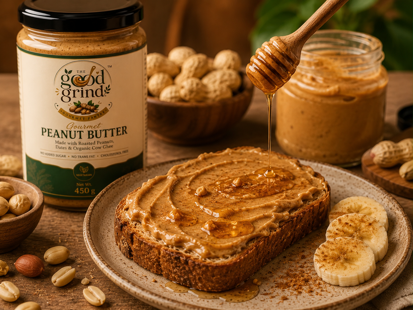 Honey Banana Toast